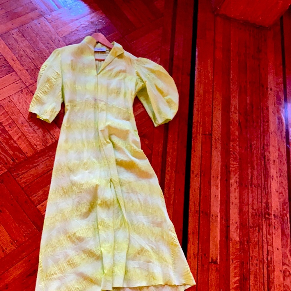 Rachel comey bright yellow chartreuse dress. Size 4